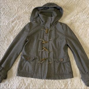 Gray Delia's Peacoat